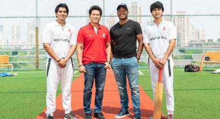 sachin tendulkar play gully cricket