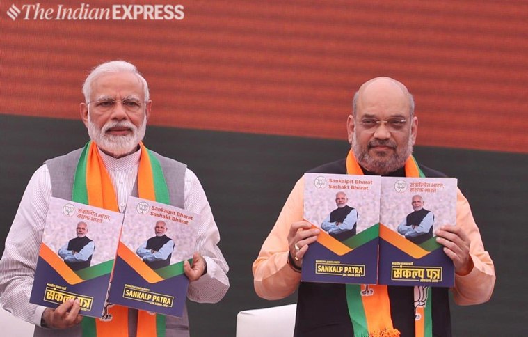 BJP manifesto 2019 highlights: Uniform Civil Code, doubling farm income among 75 promises for India@75
