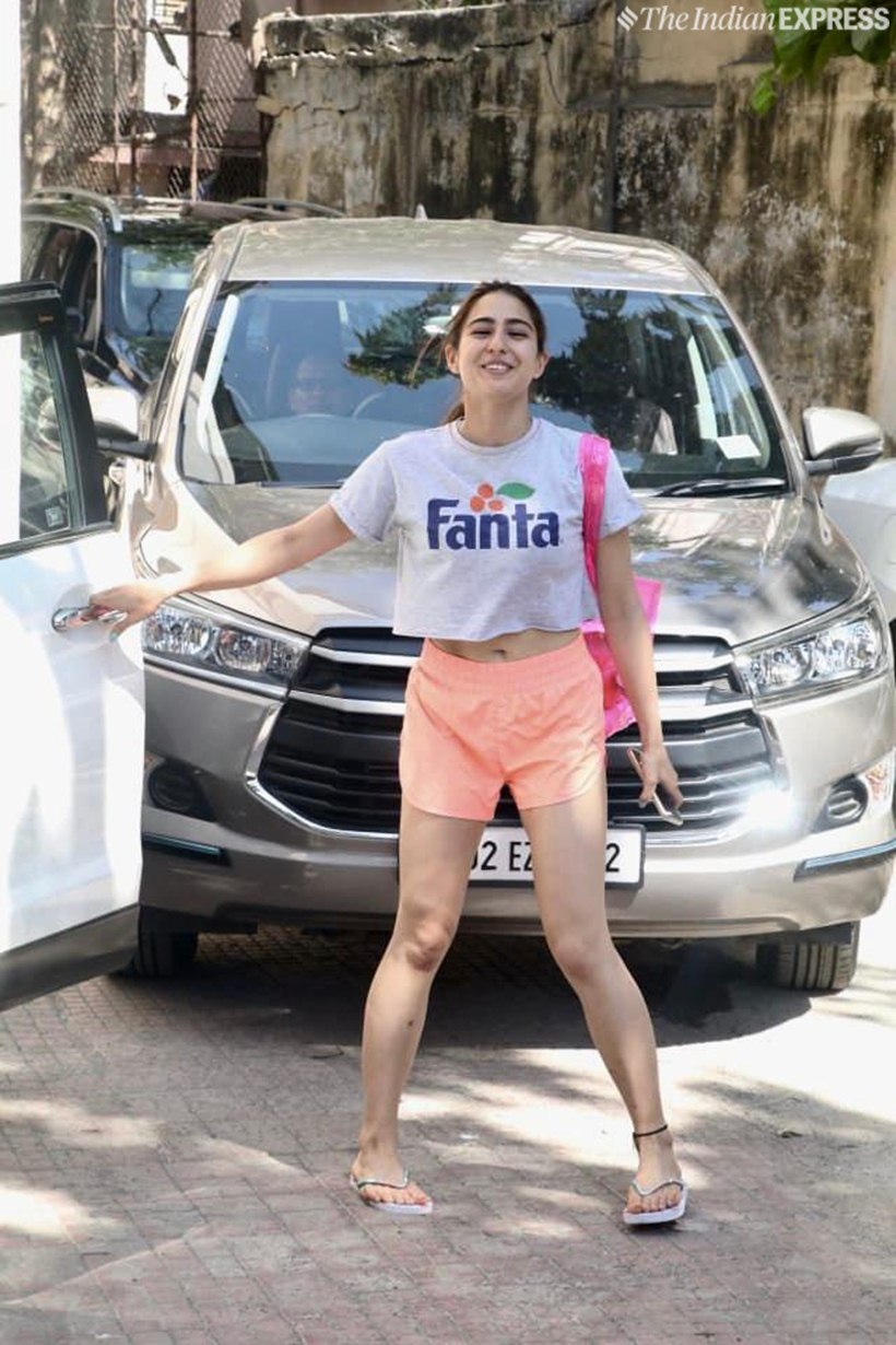 Sara Ali Khan at the gym