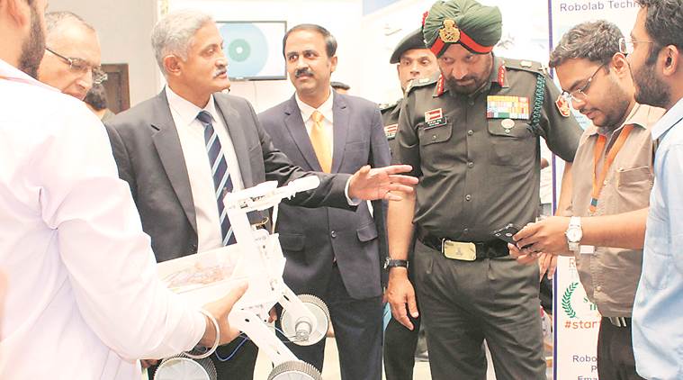 robotics, artificial intelligence, ai, defence, seminar on robotics, robotics seminar, military institue of technology, lieutenant gen pjs pannu, pune, warfare, miltary, military robotics, pune news, indian express news