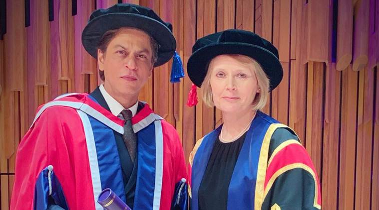 Shah Rukh Khan receives honorary doctorate from University of Law, London | Entertainment News,The Indian Express