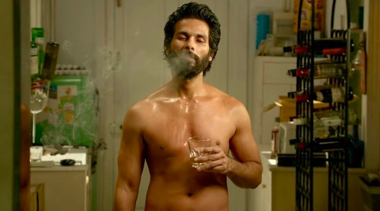 shahid kapoor white shirt in kabir singh