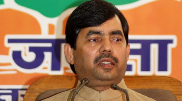 Bihar industries minister Syed Shahnawaz Hussain (file)