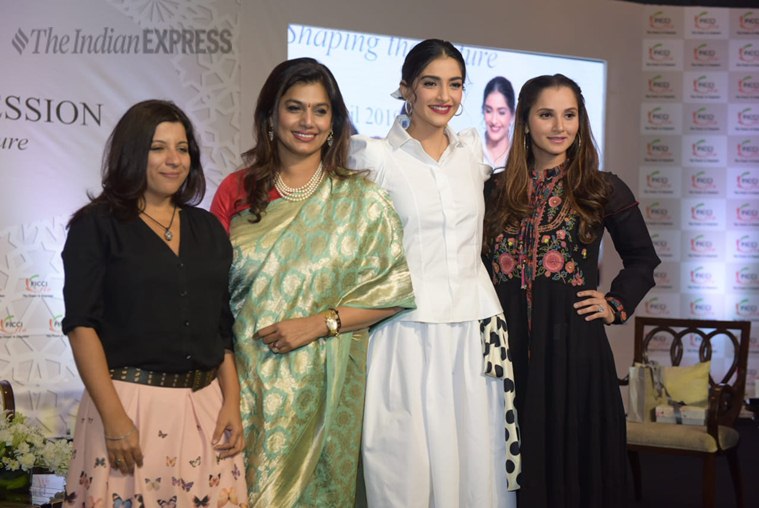 sonam kapoor sania mirza zoya akhtar