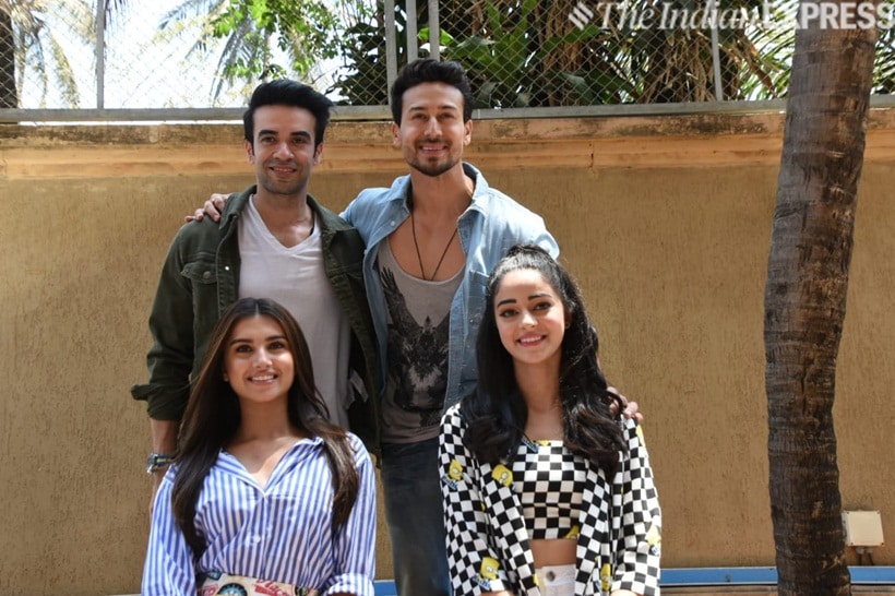 tiger shroff, ananya panday and tara sutaria promote student of the year 2