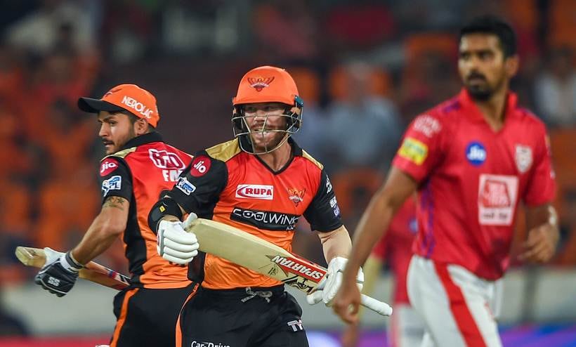 IPL 2019, Ipl, srh vs kxip, srh vs kxip score, david warner, KL rahul, Rashid khan, Sunrisers hyderabad, sports news, cricket news, IPL news, indian express