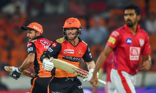 IPL 2019, Ipl, srh vs kxip, srh vs kxip score, david warner, KL rahul, Rashid khan, Sunrisers hyderabad, sports news, cricket news, IPL news, indian express