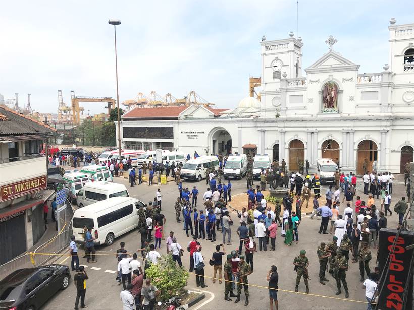Multiple blasts rock Sri Lanka on Easter Sunday, churches and hotels targeted