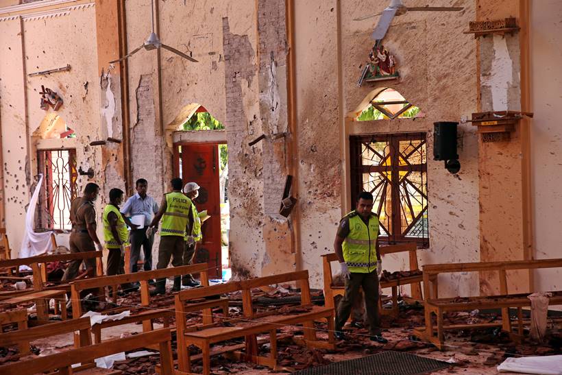 Multiple blasts rock Sri Lanka on Easter Sunday, churches and hotels targeted