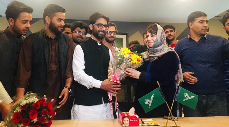 jammu and kashmir, Kathua Rape Case, Talib Hussain, Talib Hussain joins PDP, Talib Hussain joins politics, mehbooba mufti, 2019 lok sabha elections