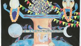 art, artist, paintings, artist venkat shyam, venkat raman singh shyam, environment, art gallery, exhibition, delhi exhibition, lifestyle news, art and culture news, indian express news