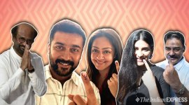 tamil stars vote elections