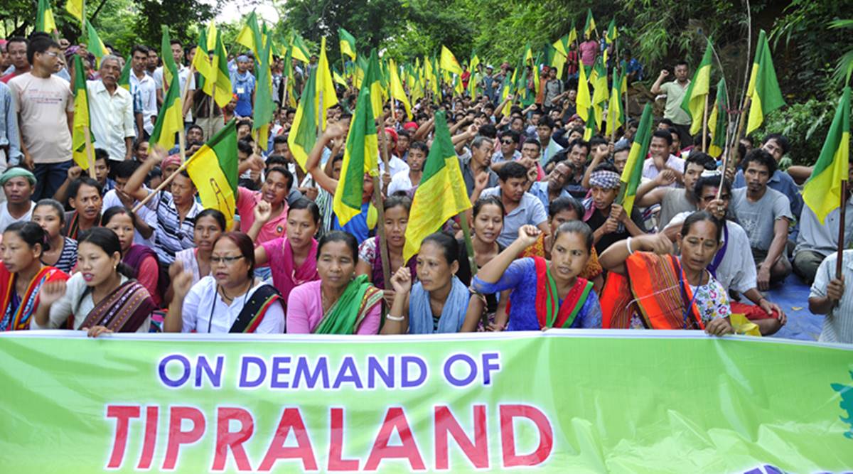 ipft, Indigenous People's Front of Tripura, ipft alliance with cpi(m), bjp-ipft alliance, tripura politics,