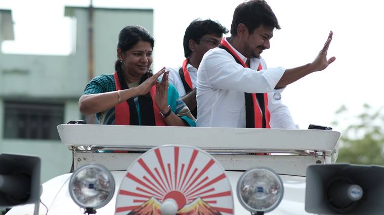 In Tamil Nadu, a rising sun and setting stars