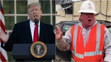 Video of construction worker goes viral after 'tremendous' impersonation of  Donald Trump | Trending News,The Indian Express