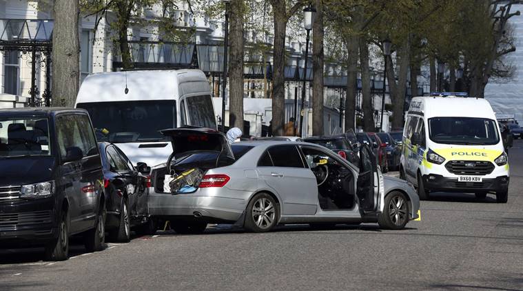 London, Ukraine embassy London, Ukraine embassy firing, London Ukraine embassy, Ukraine ambassador UK, London news, indian express, latest news, world news