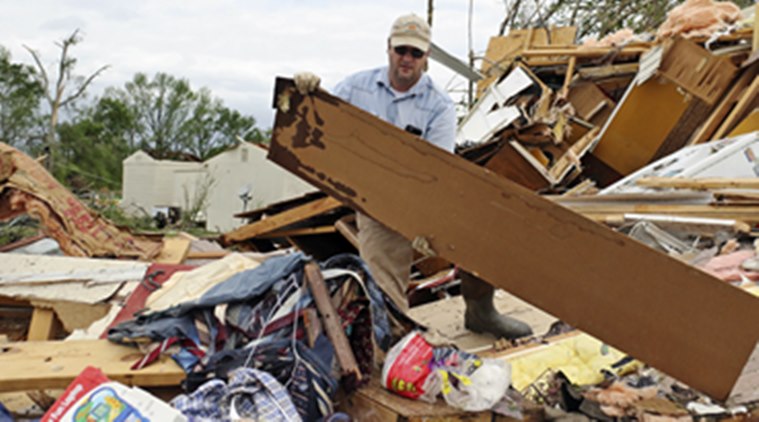 us, united states, us storm, us storms, us south storm, us weather, weather in us, power outage, electricity, power cut, mississippi, louisiana, arkansas, georgia, world news, indian express news