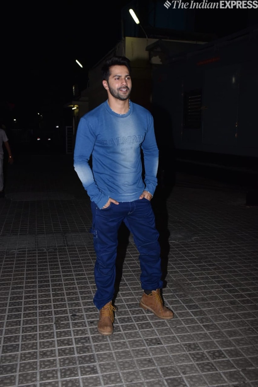 varun dhawan at kalank screening