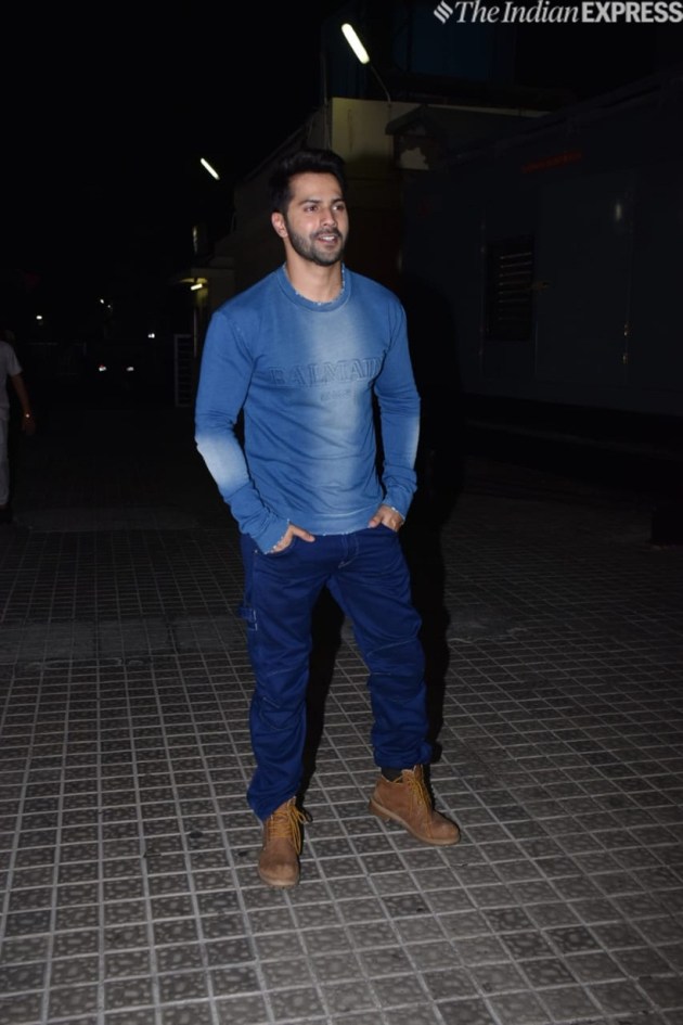 varun dhawan at kalank screening