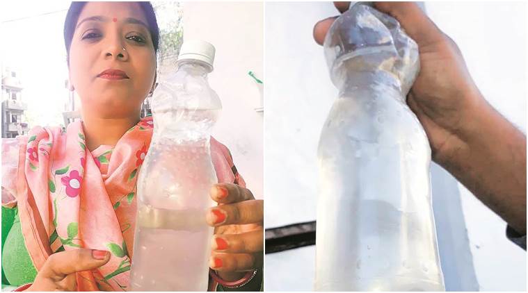 chandigarh, water contamination, contaminated water, navjot kaur sidhu, congress, tubewells, health, health problems, chandigarh news, indian express news