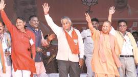 Lynching accused in front row, Yogi says at Dadri: ‘SP govt tried to curb our emotions’