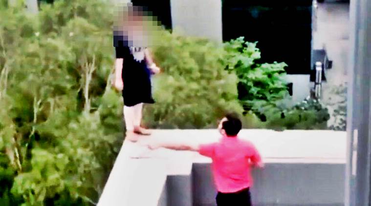 gurgaon, gurgaon suicide, gurgaon woman job suicide, gurugram suicide video, gurugram woman job suicide, gurgaon news, gurugram news