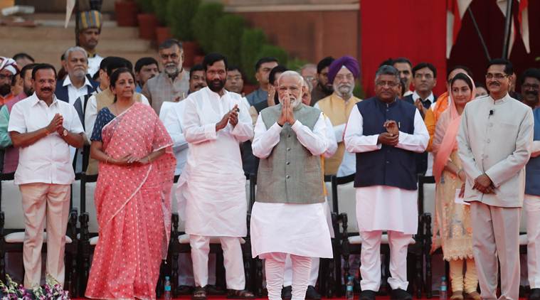 Image result for modi swearing ceremony