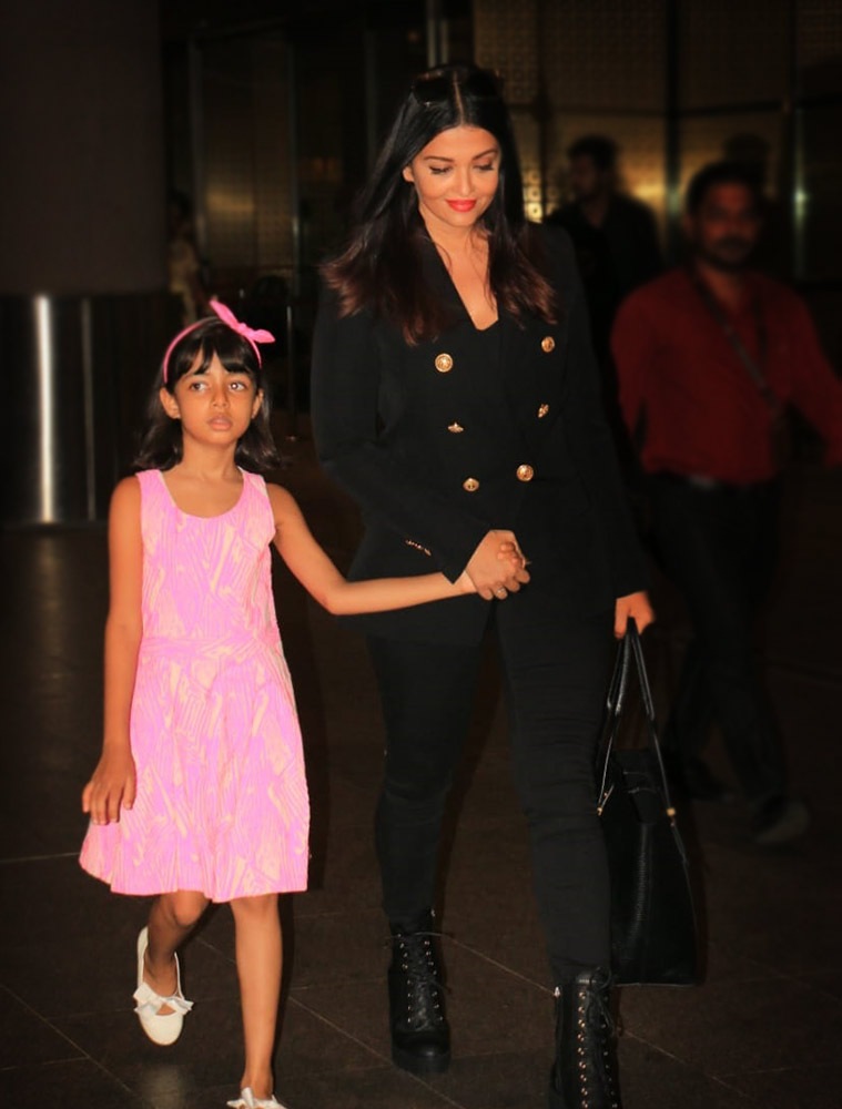 Aishwarya Rai Bachchan nails this all-black look at the airport ...