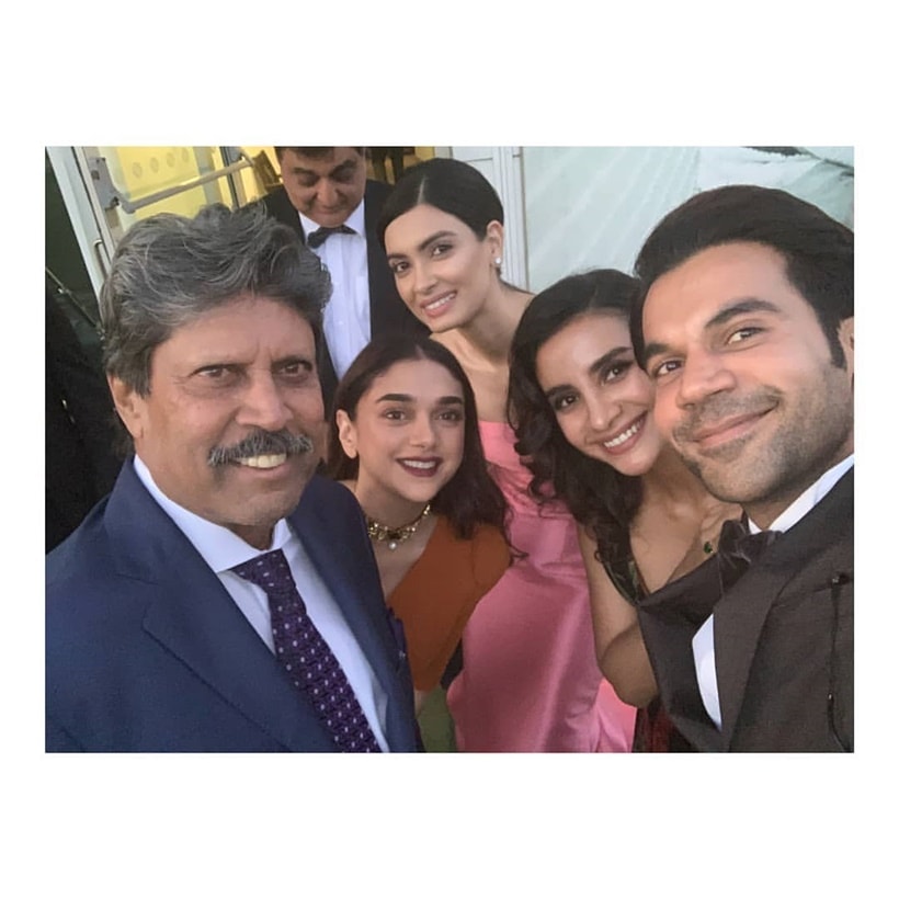 kapil dev with aditi rao hydari