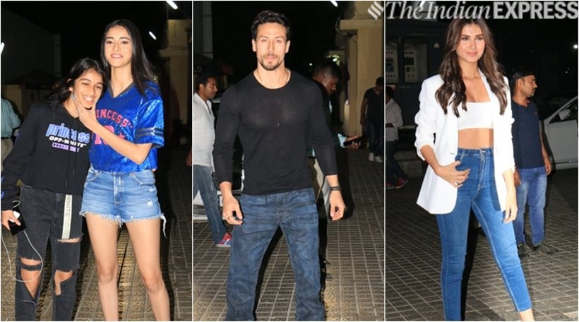 student of the year 2 screening, student of the year 2 screening photos, tiger shroff, ananya panday, tara sutaria, puneet malhotra, remo d souza, jackie shroff, student of the year 2
