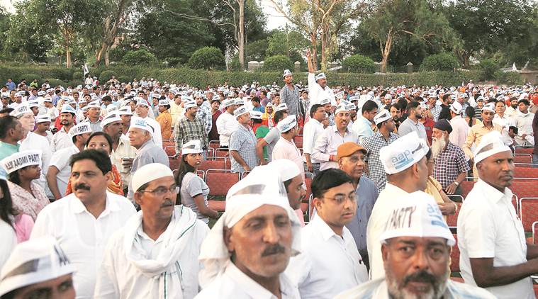 lok sabha election results, delhi lok sabha election results, AAP, arvind kejriwal, arvind kejriwal aap workers