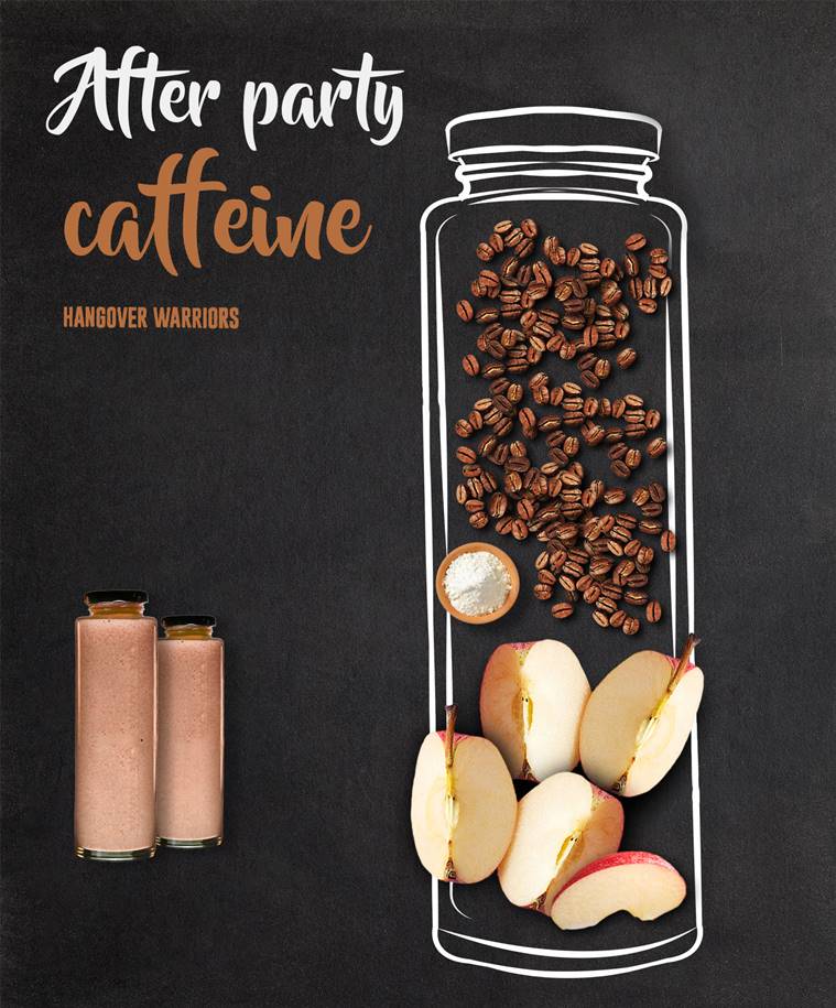 smoothie, hangover smoothie, indian express, smoothie recipe