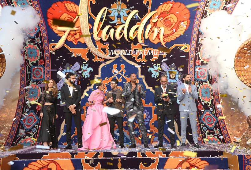 aladdin world premiere photos