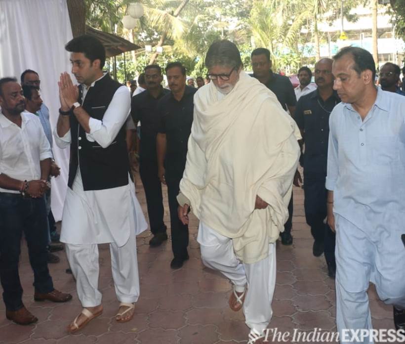 Veeru Devgan Prayer Meet | Entertainment Gallery News, The Indian Express