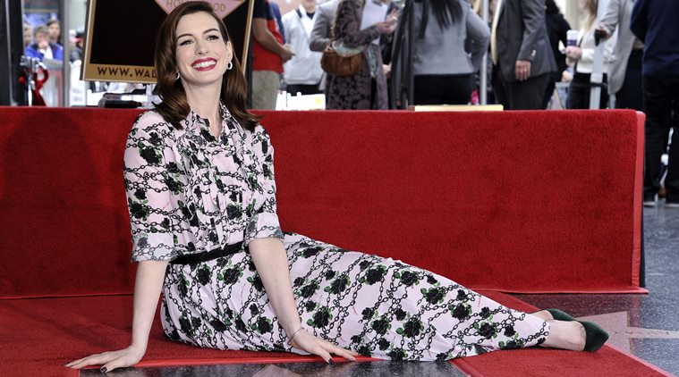 Anne Hathaway Receives Walk Of Fame Star Entertainment News The Indian Express