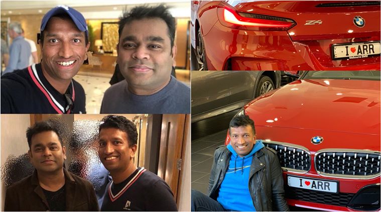   ar rahman, car dedicated rahman fan, rahman car plate, fan set i love ARR car plate, viral news, entertainment news, Indian Express 