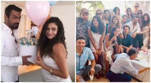 Arjun Rampal and Gabriella Demetriades host a baby shower