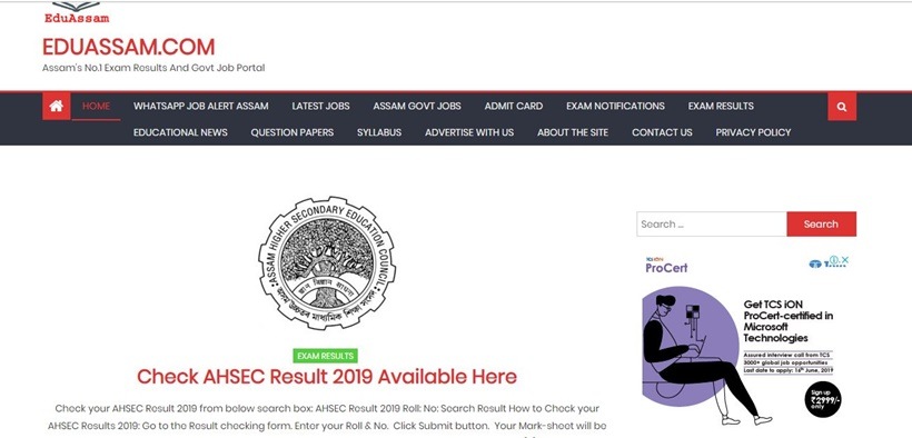 assam hs result, assam hs result 2019, assam 12th result, ahsec result 2019, ahsec result 2019 10th, ahsec result 2019 class 12th, ahsec hsc result 2019, www.sebaonline.org, sebaonline.org, www.results.sebaonline.org, results.sebaonline.org, assam board result 2019