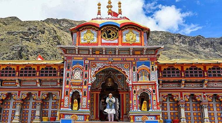 narendra modi, pm modi in badrinath, modi in badrinath, pm modi in badrinath kedarnath