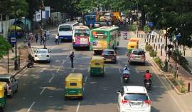 bangalore-city-traffic-live-road-view-from-skywalk-759 mumbai no parking areas, mumbai vehicles towed, mumbai traffic congestion fight, mumbai news, indian express news