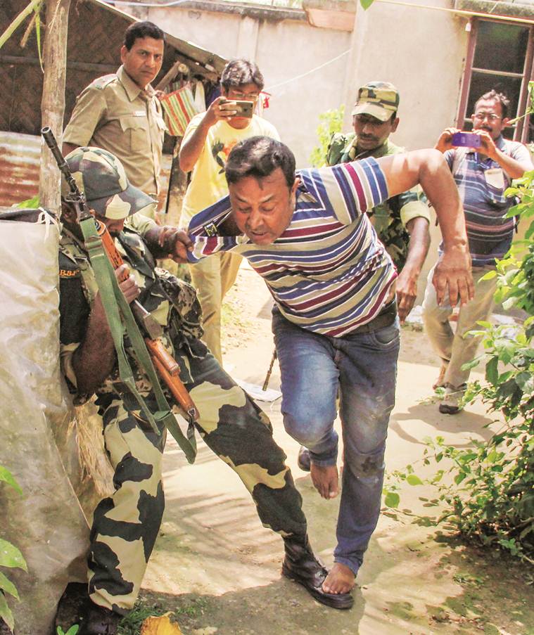 west bengal violence, west bengal elections, west bengal election violence, west bengal barrackpore violence, bjp arjun singh, bengal journalists attack, bengal elections journalists attacked, west bengal election barrackpore