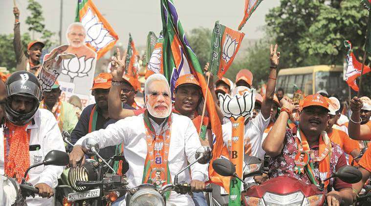 lok sabha election results, lok sabha election 2019 results, lok sabha elections bjp, BJP, AAP, Congress, arvind kejriwal, manoj tiwari, sheila dikshit, 