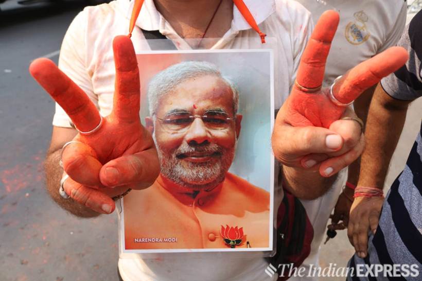 BJP Lok Sabha Elections Results 2019 Celebrations Photos