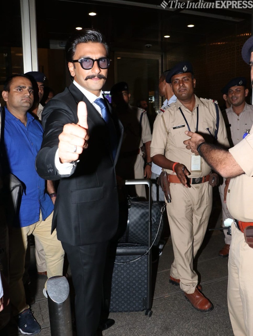 ranveer singh to london
