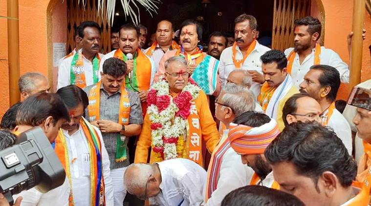 lok sabha elections, Chandrakant Khaire, Chandrakant Khaire aurangabad, shic sena BJP alliance, Maharashtra BJP, Rao Saheb Danve-Patil, Lok Sabha polls, Indian express