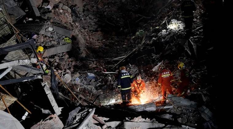Chinese authorities say 17 people trapped in flooded mine