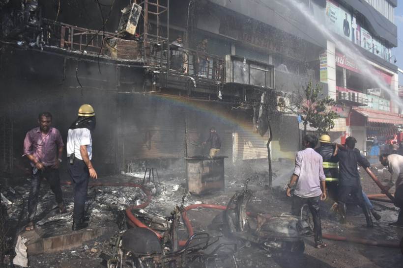 Surat Fire: At Least 20 Killed As Flames Engulf Takshashila Complex ...