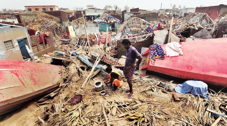 Cyclone Fani, Cyclone Fani Odisha, Cyclone Fani Puri, Cyclone Fani damage, Cyclone Fani destruction, Odisha Cyclone Fani, Cyclone Fani news, Cyclone Fani photos, Cyclone Fani India, India Cyclone, Indian Express