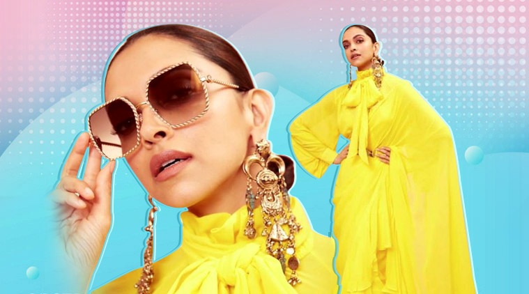 Deepika Padukone, Sabyasachi Mukherjee, deepika yellow sari