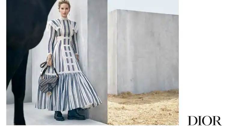 dior, dior controversy, dior cultural appropriation, jennifer lawrence dior, indian express, indian express news